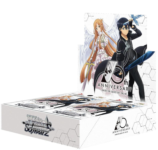 Weiss Schwarz Booster Pack Sword Art Online 10th Anniversary Anime Japanese Sealed Pack, Card Pack, Collectible Booster Packs