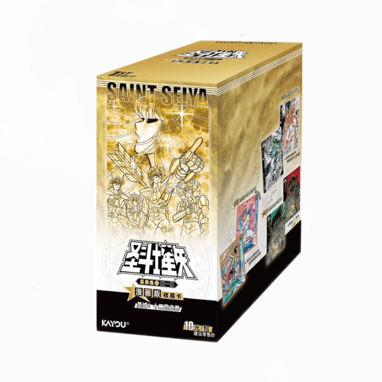 KAYOU Saint Seiya Manga Version Collection Cards Contract Pack Vol.1 Anime TCG Rare Collectible Trading Cards Gifts Toys