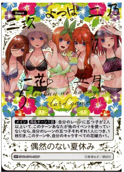 Unforgettable Summer Vacation (偶然のない夏休み) - Ungraded | GYC-BP4-081P SP